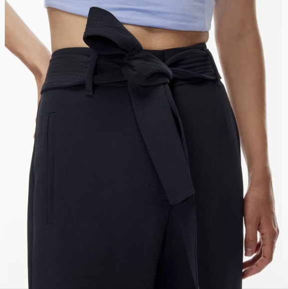 Aritzia - Wilfred Tie Front Pant - Picture 4 of 9